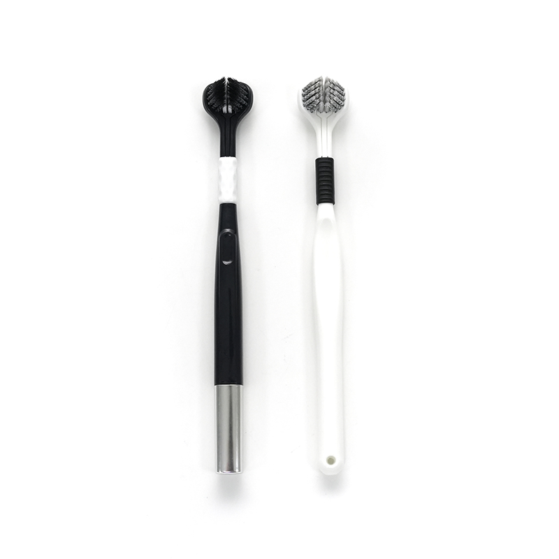 PP Handle 3D BrushHead Ultra-fíneáil Bog PBT Bíseach Géar Bristle USA Stíl Scuab fiacla Do Dhaine Do Dhaoine Fásta